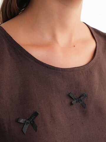 MixRay - Blusa em castanho