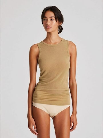 Gai+Lisva Top 'Alberte' in Beige: Vorderseite