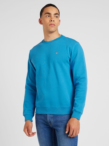 Coupe regular Sweat-shirt 'Balis' NAPAPIJRI en bleu : devant
