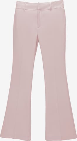 Pull&Bear Flared Pants in Pink: front