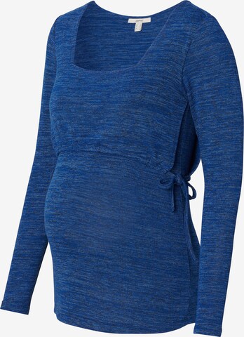 Esprit Maternity Shirt in Blue: front