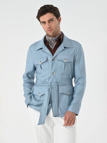 Antioch Between-seasons coat in Blue