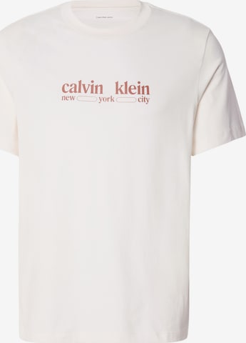 Calvin Klein Jeans Футболка 'NYC' в Белый: спереди