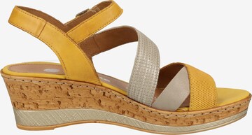 REMONTE Strap Sandals in Yellow