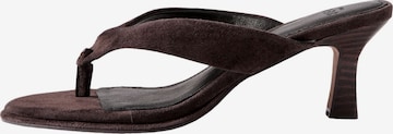 Tongs The Set en marron : devant