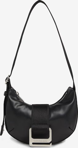 Sac bandoulière Calvin Klein Jeans en noir : devant