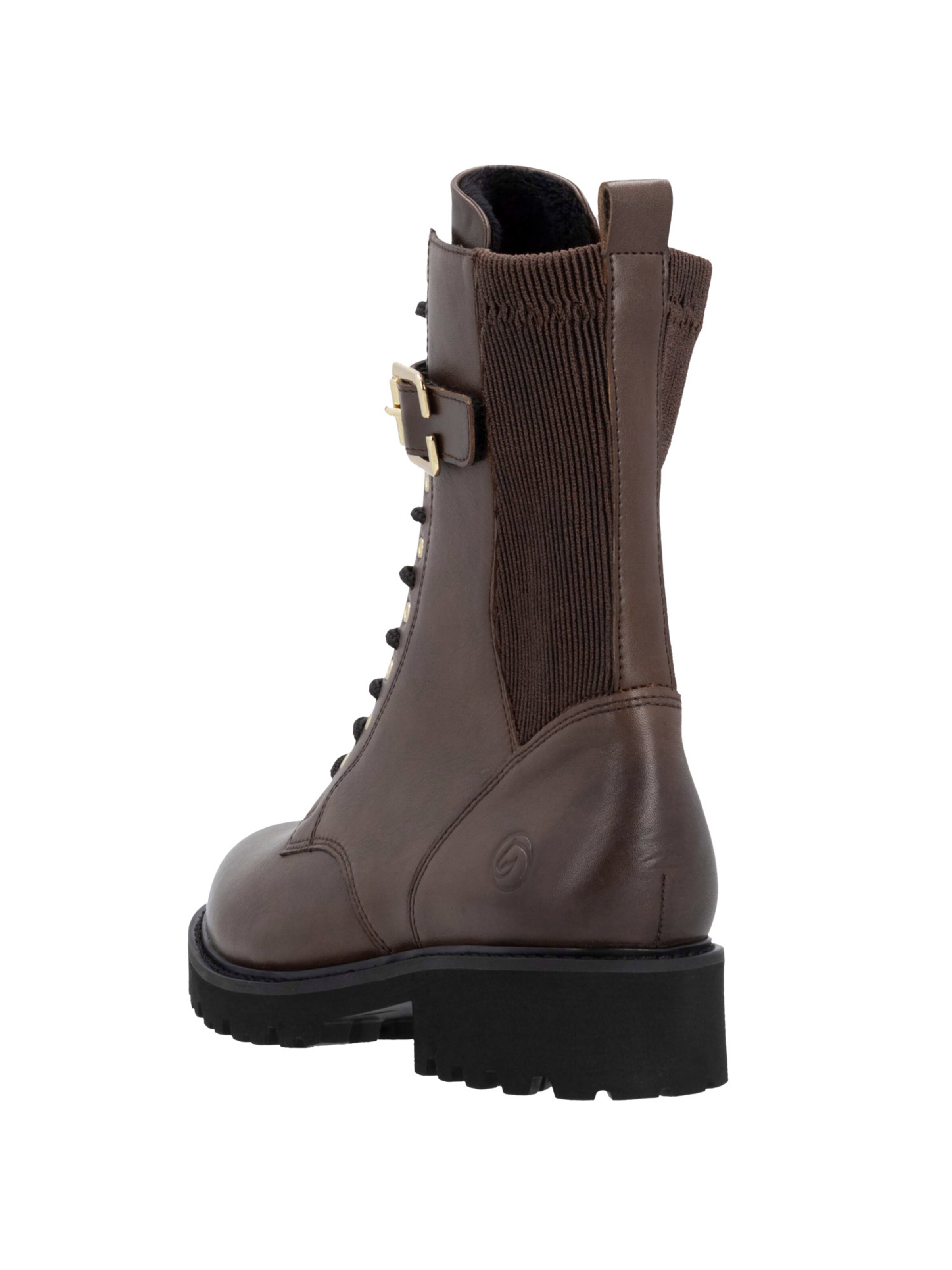 REMONTE - Botim com fivela em castanho