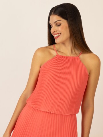 APART langes Plisseekleid in Mischfarben