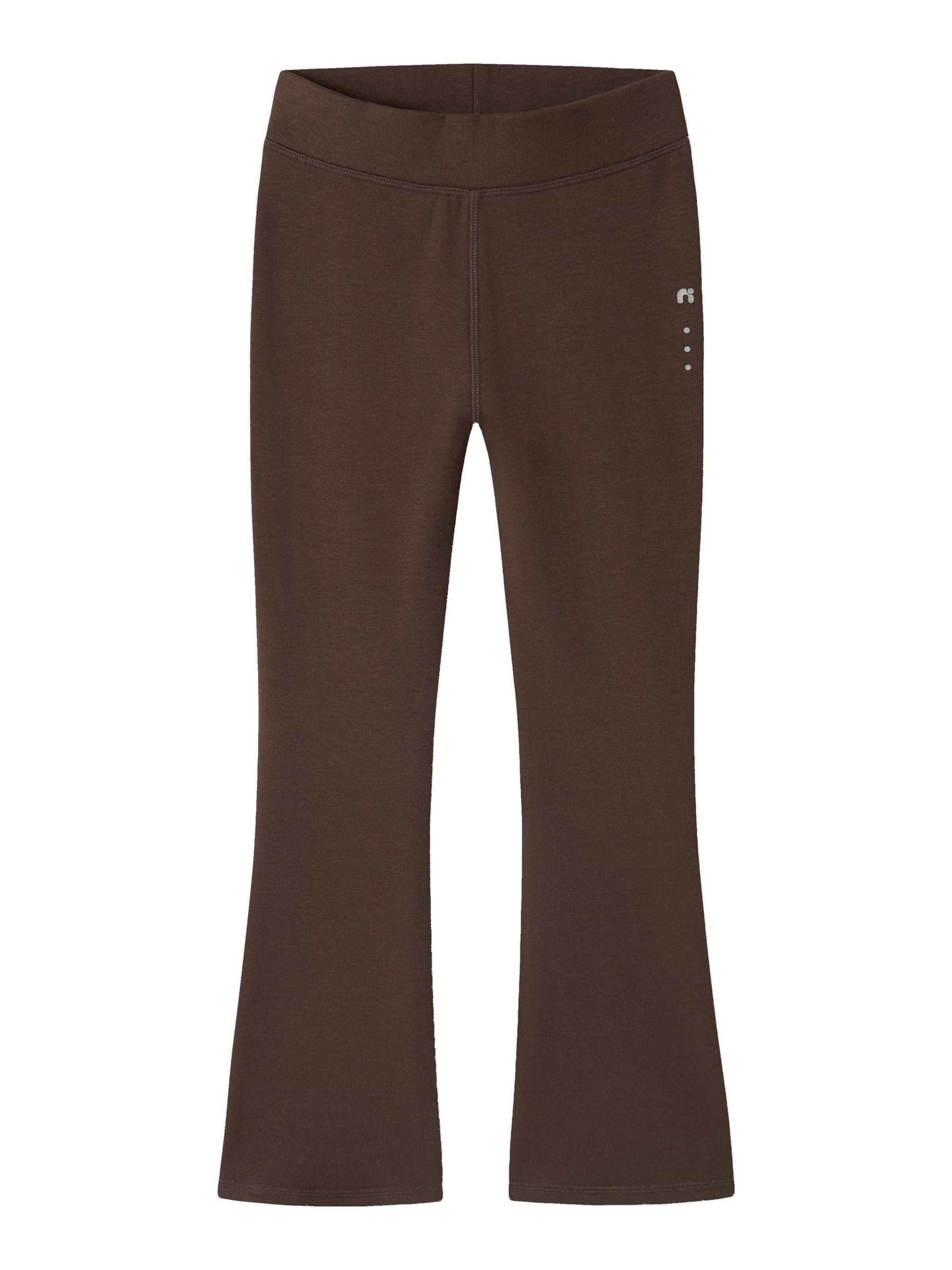 NAME IT Legginsy w kolorze brązowy: przód