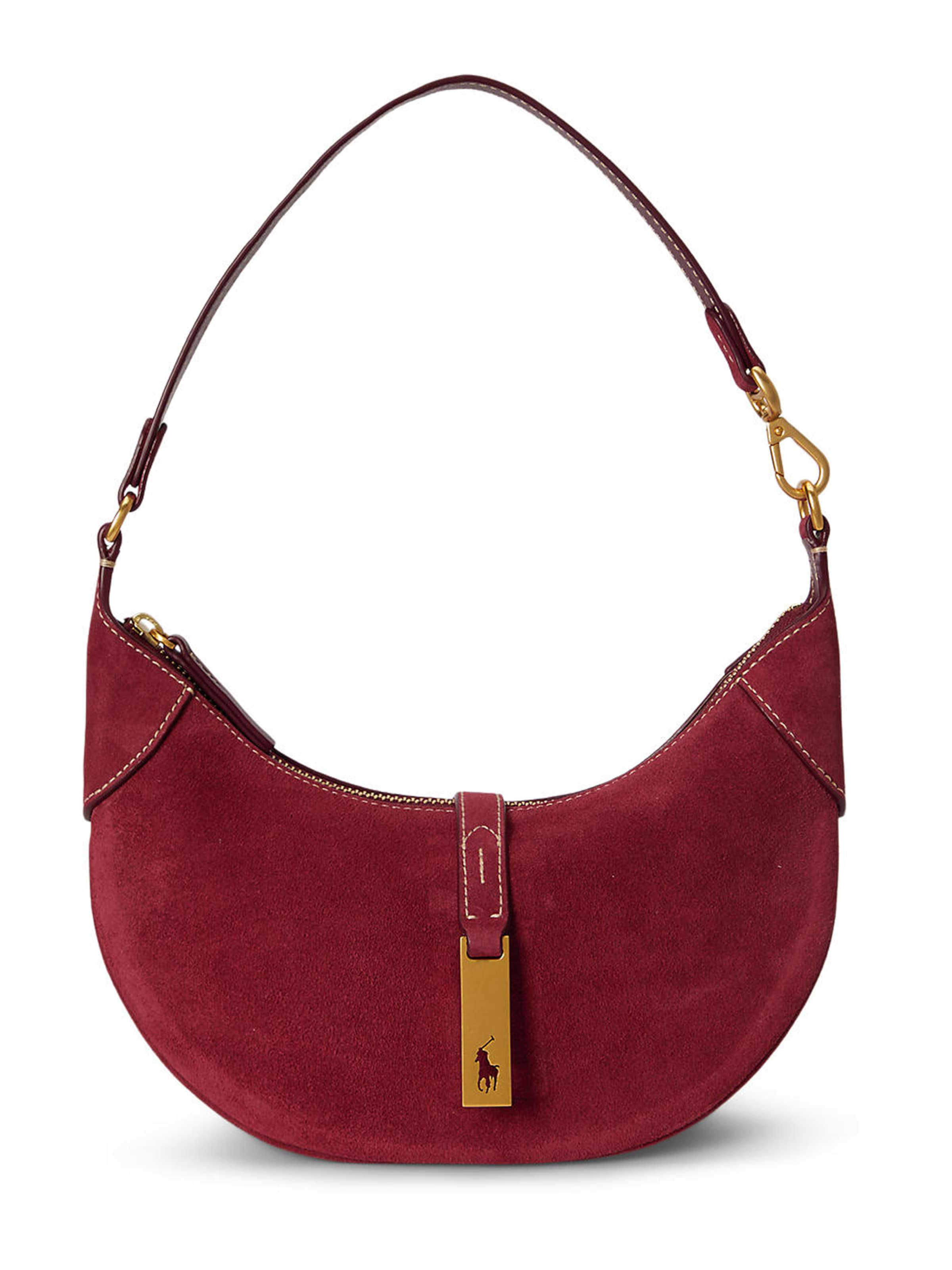Polo Ralph Lauren Axelremsväska i röd: framsida