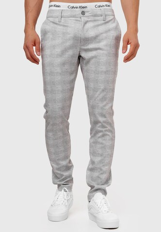 INDICODE JEANS Slimfit Hose 'Rodekro' in Grau: Vorderseite