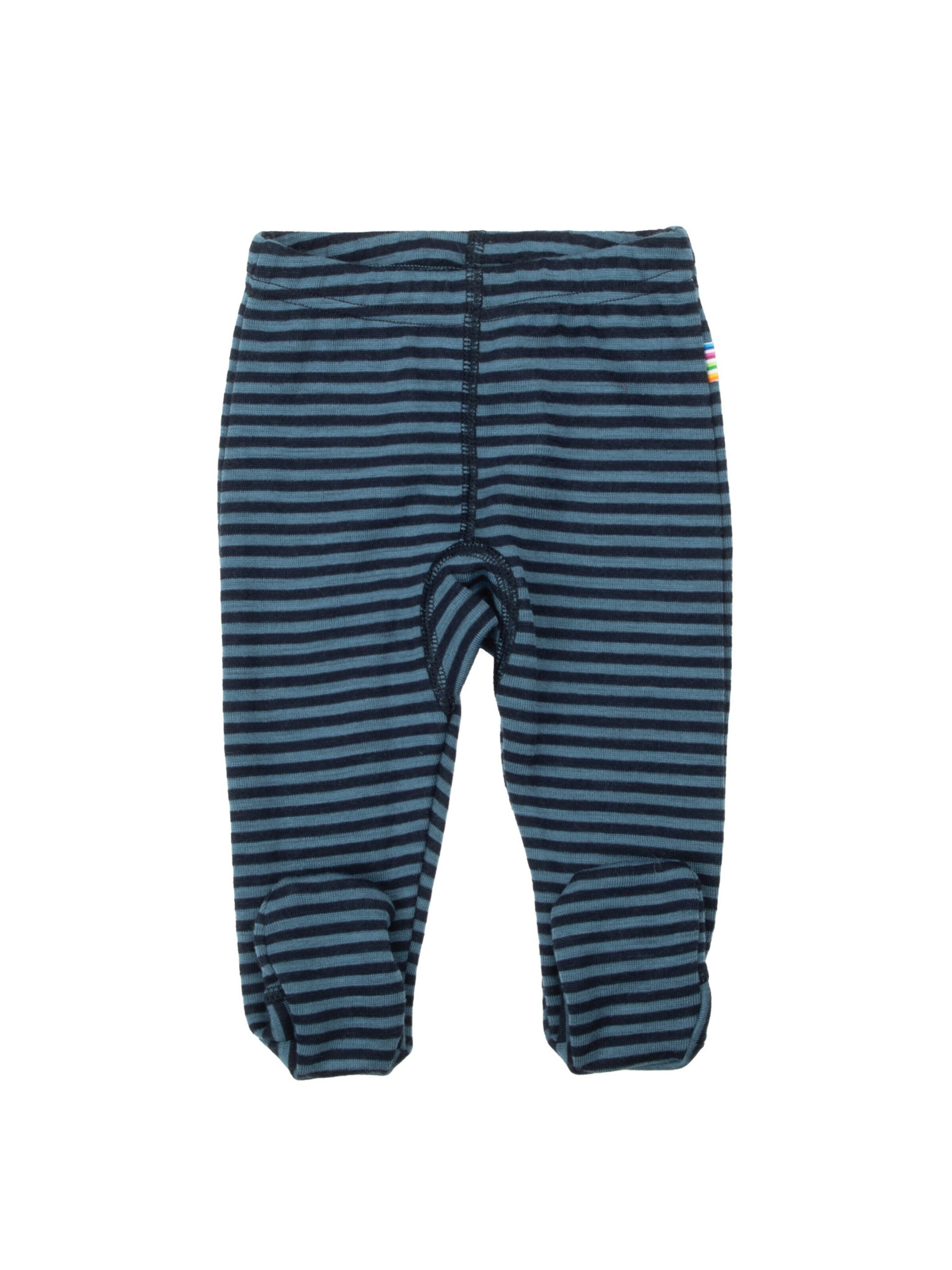 JOHA Leggings 'Leggings mit Fuß Merinowolle' in Blue: front