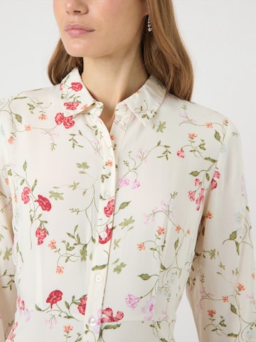 YAS Shirt Dress 'YASSAVANNA' in White