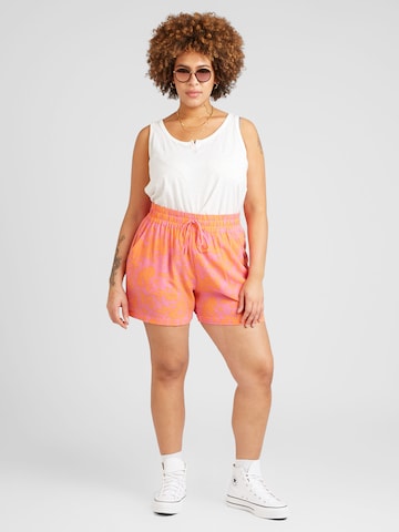ONLY Carmakoma Regular Shorts 'LUX' in Pink