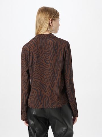 System Action Blouse in Brown