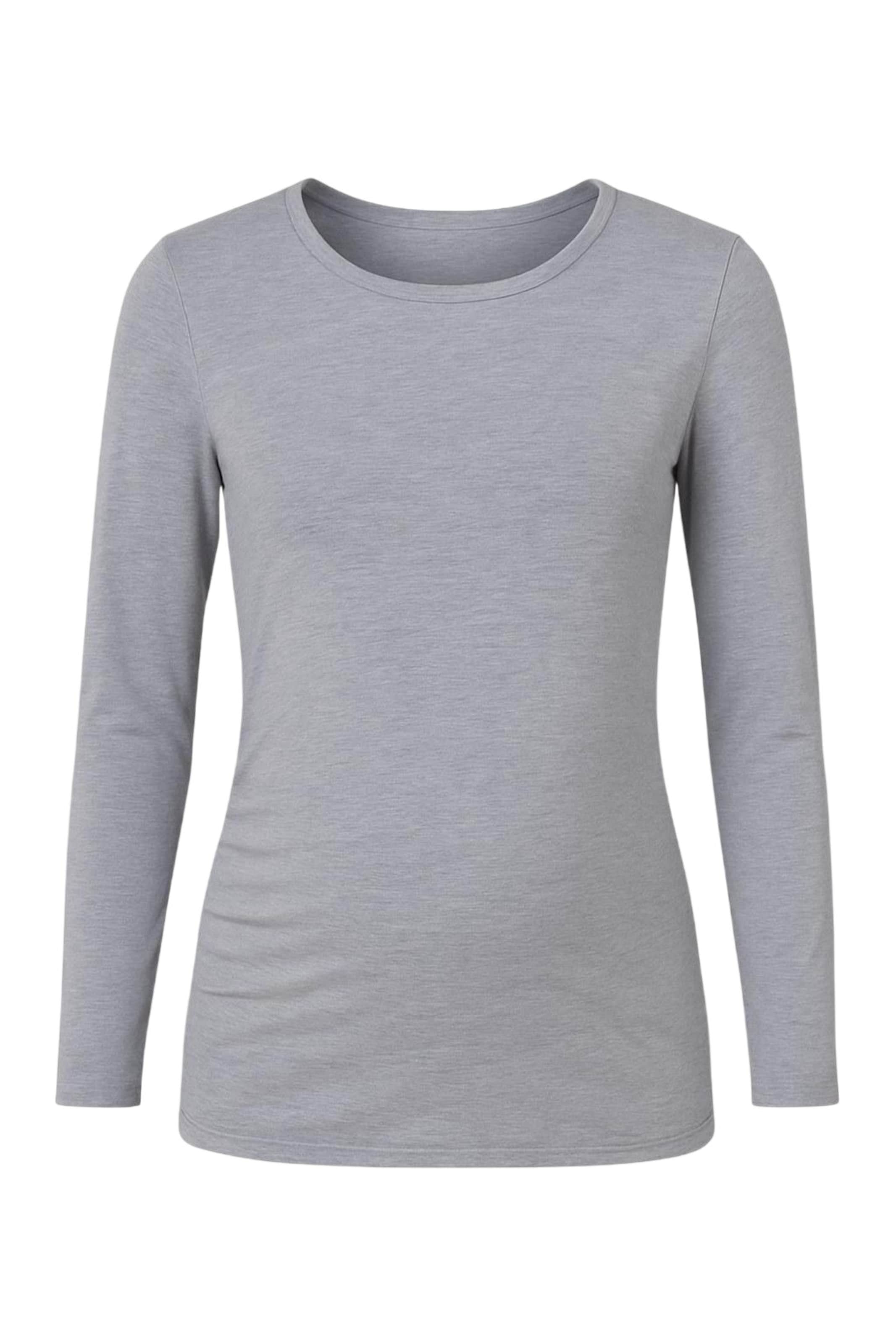LYN MAMA Blouse in Grey: front