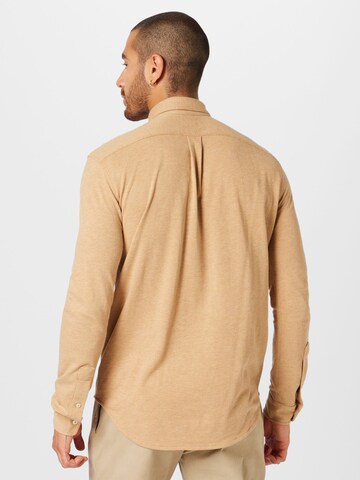 Coupe slim Chemise Polo Ralph Lauren en beige