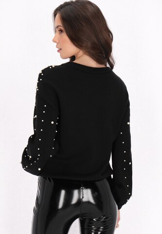 faina - Pullover em preto