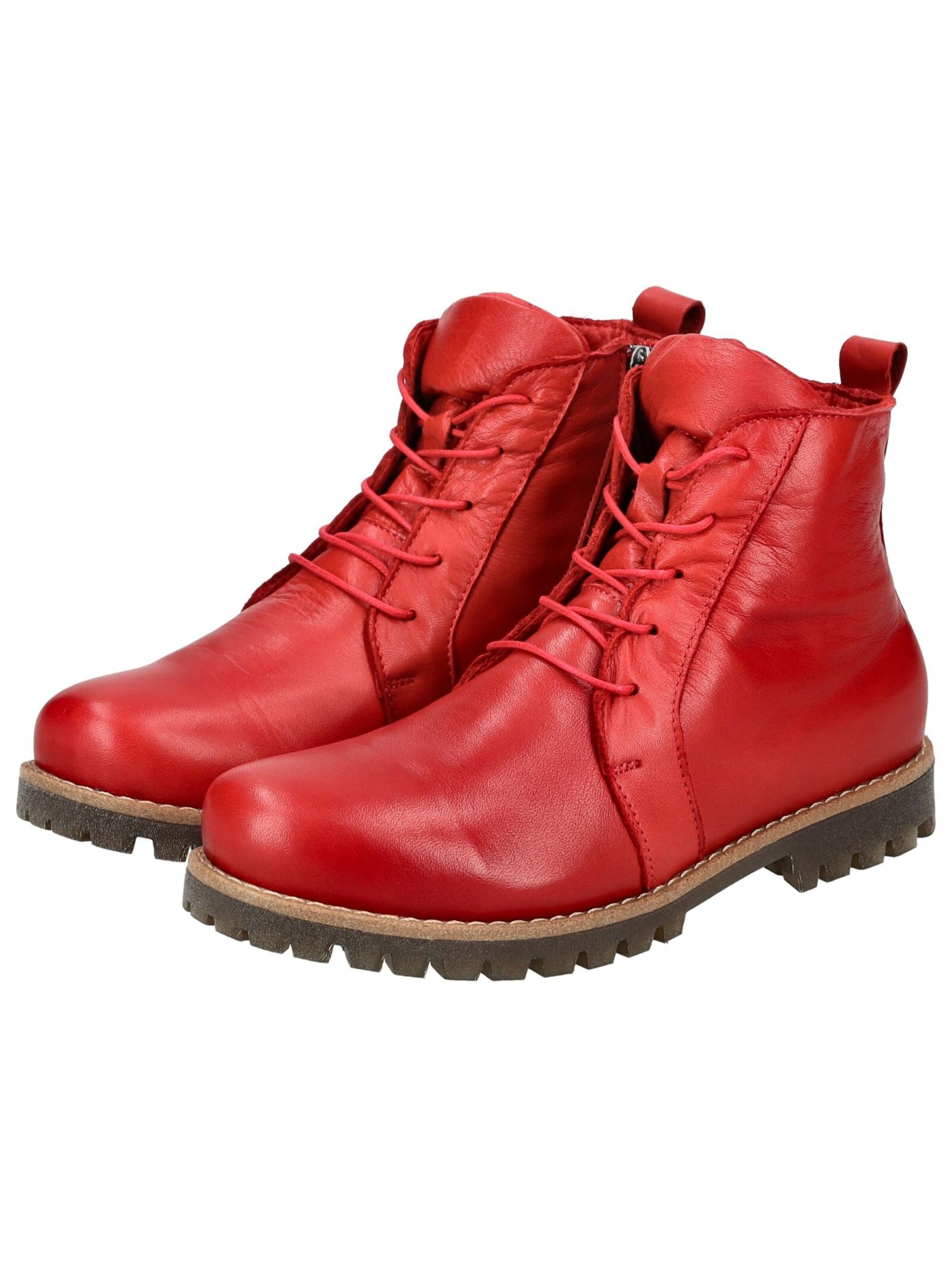 ANDREA CONTI Lace-up bootie in Red