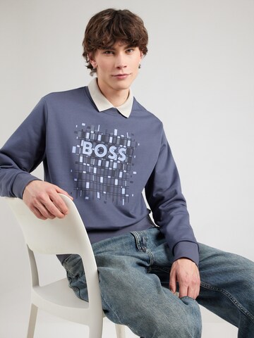 BOSS Sweatshirt 'C-Soleri 250' in Blau: Vorderseite