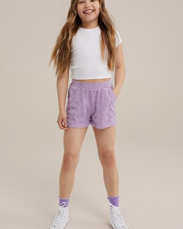Regular Pantalon WE Fashion en violet