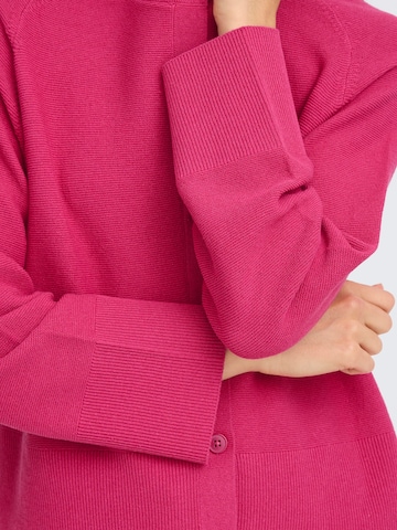 Fransa Gebreid vest 'FRSINJA' in Lila