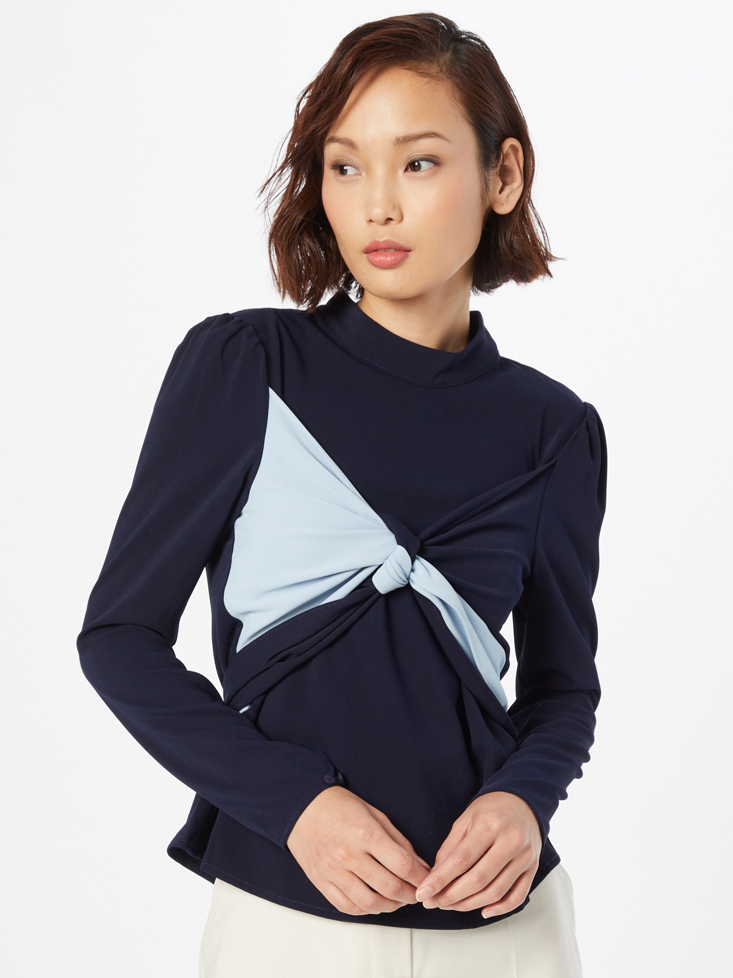 Frauen Große Größen Paisie Bluse 'Florida' in Nachtblau, Hellblau - YZ07958 Frauen Große Größen Paisie Bluse 'Florida' in Nachtblau, Hellblau - YZ07958