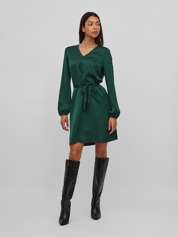 VILA Koktejlové šaty – zelená
