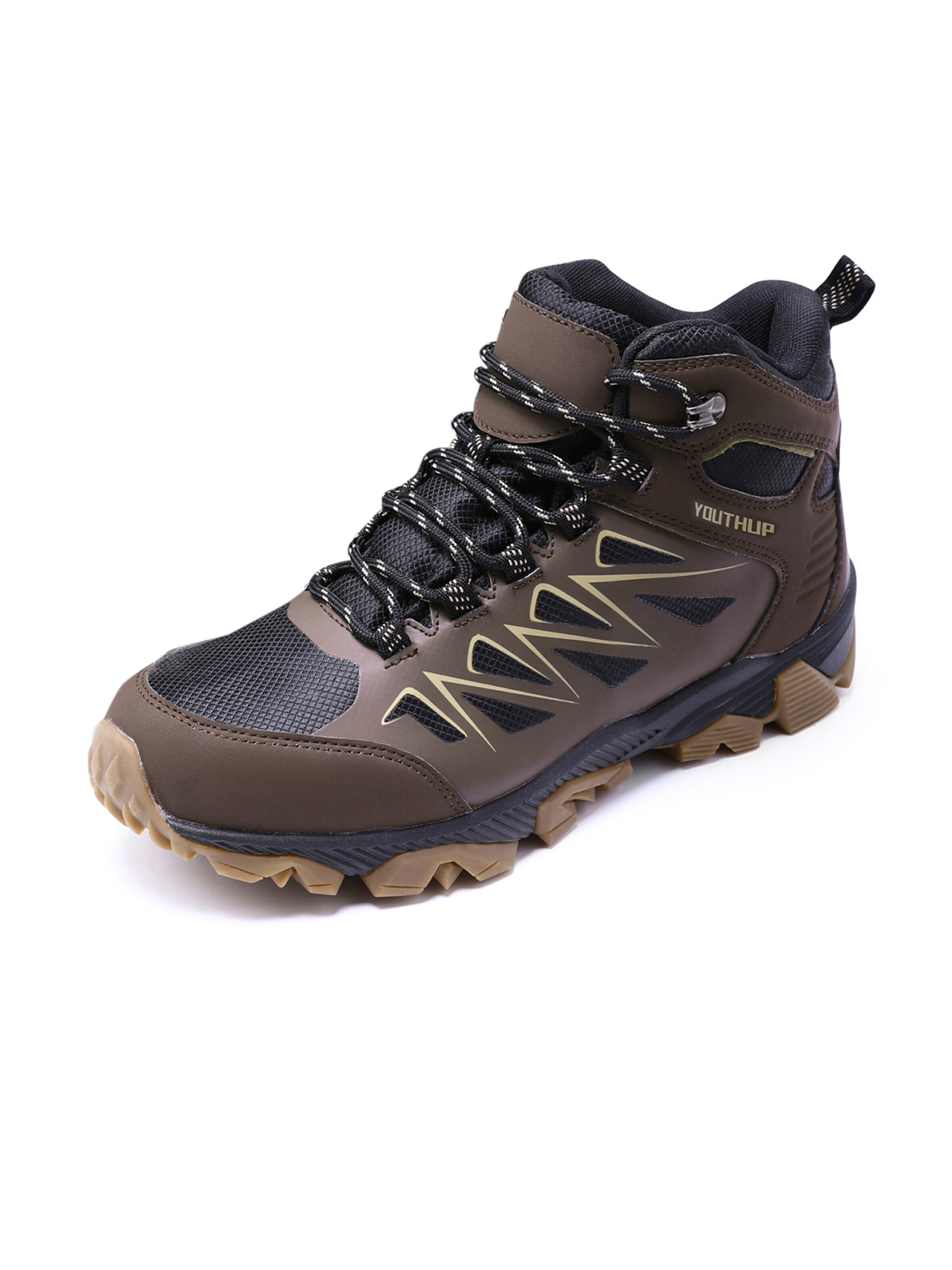 YOUTHUP Athletic Shoes 'Gipfel' in Brown: front