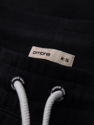 Ombre Regular Sportbroek in Zwart