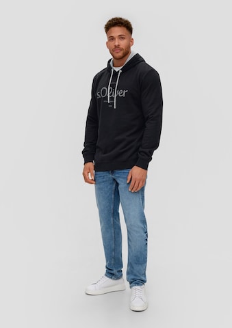 s.Oliver Sweatshirt in Zwart