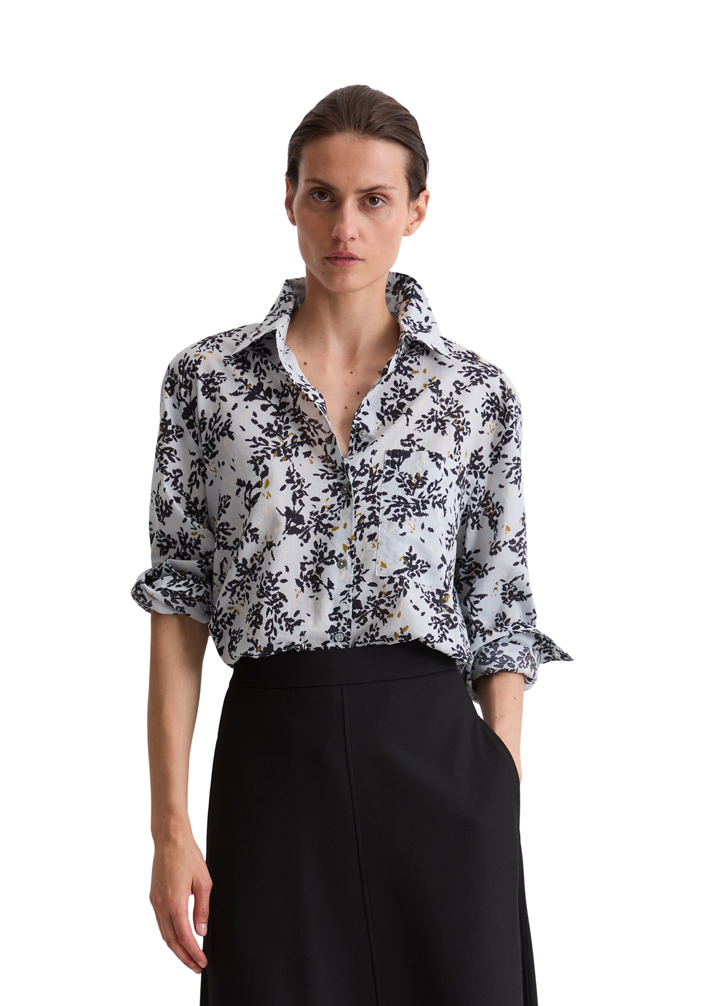 Marc O'Polo Bluza | modra barva: sprednja stran