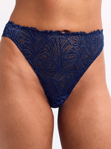 Erlich Textil - Tanga em azul: frente