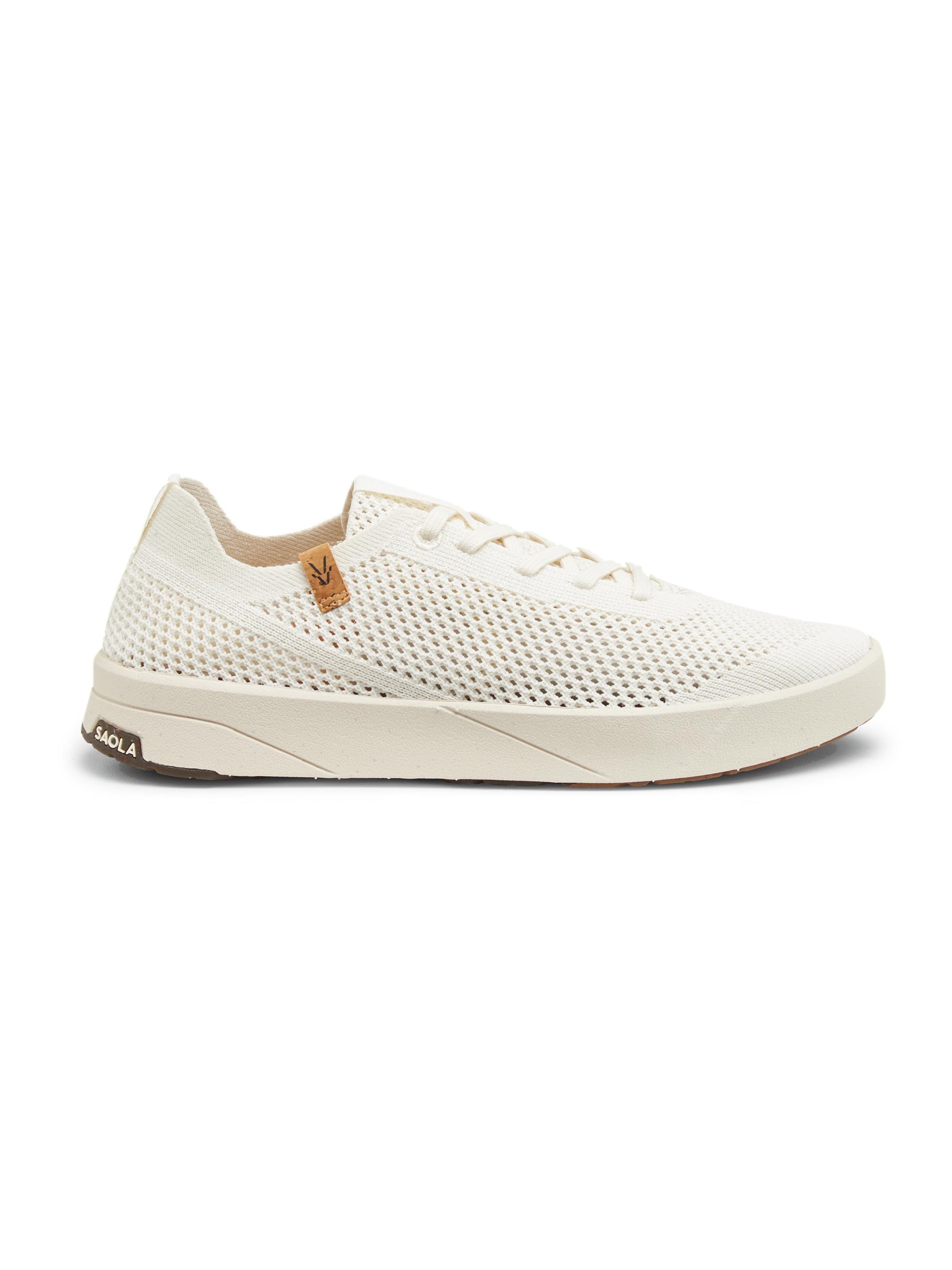SAOLA Slipper 'Ezo W White'‌‌ in Weiß: Vorderseite