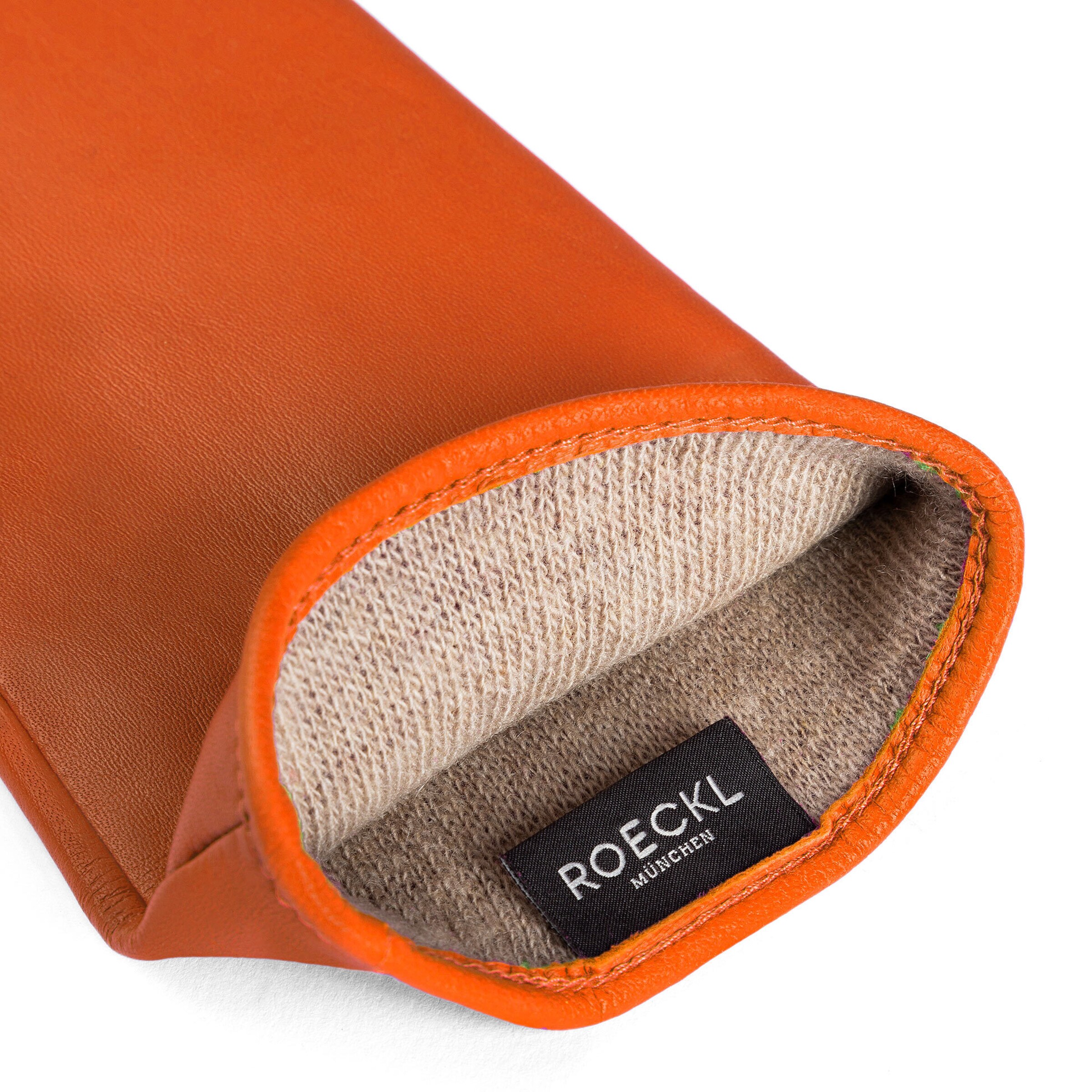 Roeckl Vingerhandschoenen 'HAMBURG' in Oranje