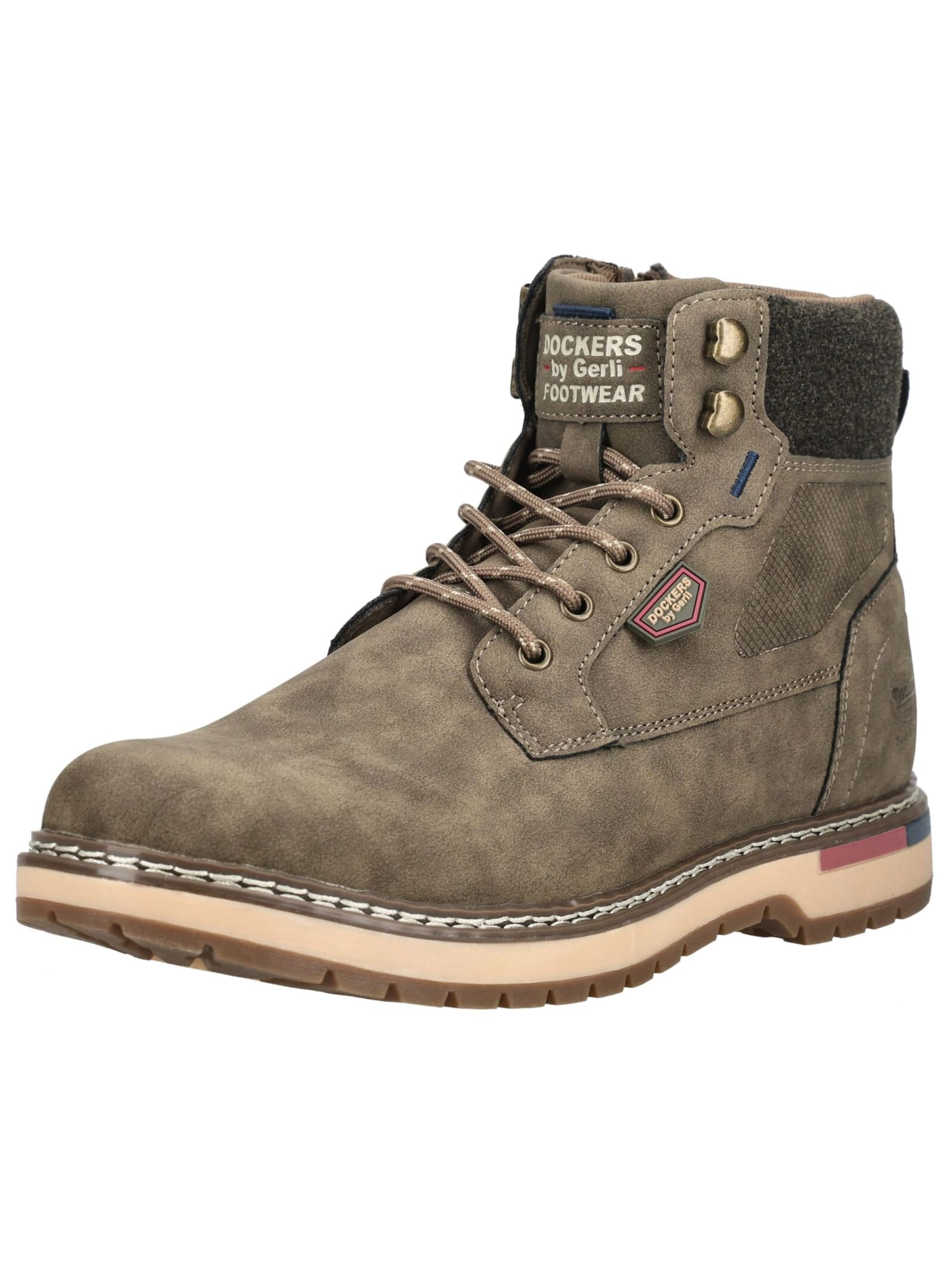 Stivale stringato di Dockers by Gerli in marrone: frontale