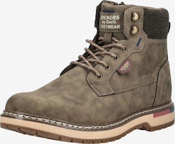 Dockers by Gerli Lace-up boot in Brown: front