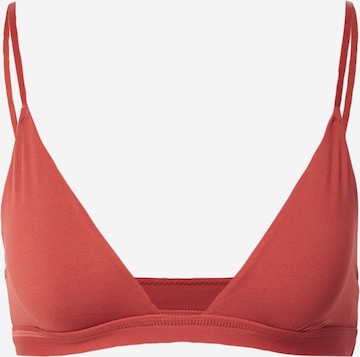 WEEKDAY Triangle Bra 'SOUL' in Orange: front