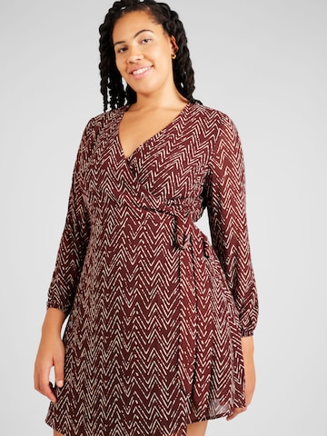 ABOUT YOU Curvy Dress 'Louisa' in Brown