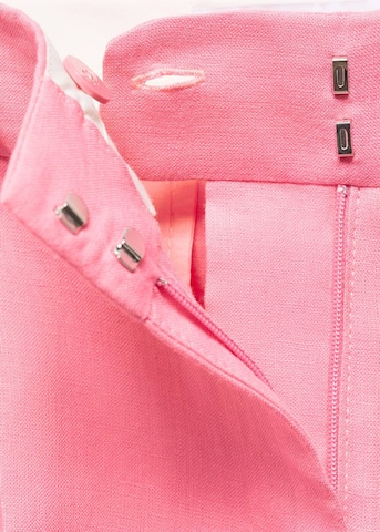 MANGO Regular Bügelfaltenhose in Pink