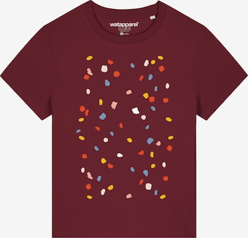 Watapparel T-Shirt ' This is Art ' in Rot: Vorderseite