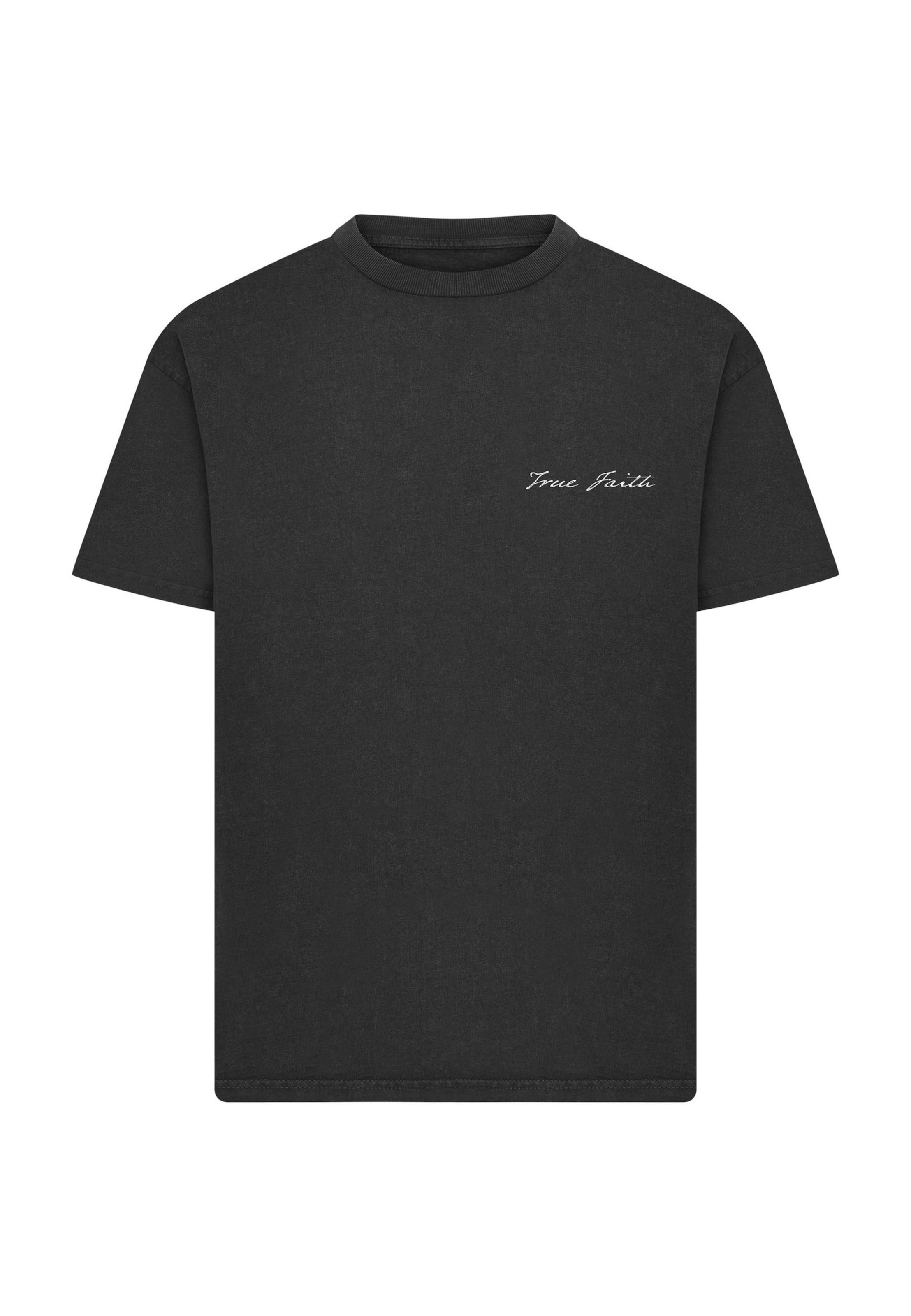 Mister Tee Shirt 'True Faith' in Black: front