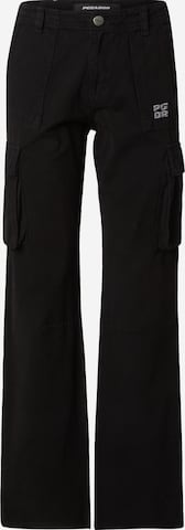 Pegador - Loosefit Pantalón cargo 'BODO' en negro: frente