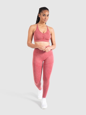 Skinny Leggings ' Batik Scrunch ' Smilodox en rouge