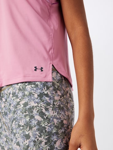 Haut de sport 'Rush' UNDER ARMOUR en rose