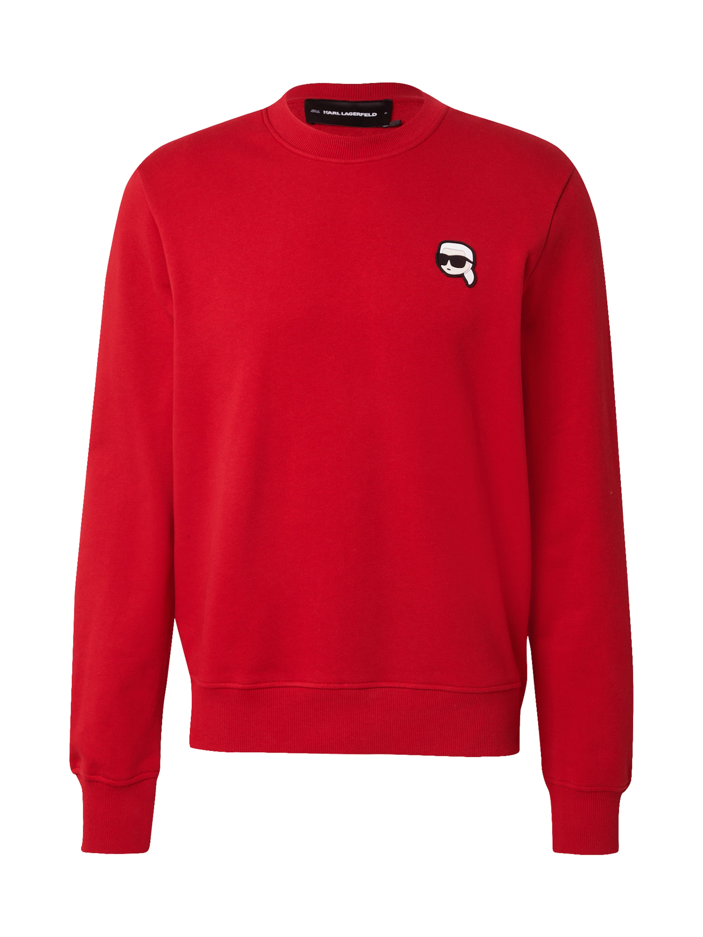 Karl Lagerfeld Sweatshirt 'Ikon' i rød: forside
