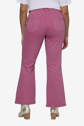 Angel of Style Flared Jeans in Roze