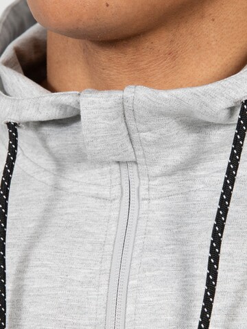 Smilodox Zip-Up Hoodie 'Suit Pro' in Grey