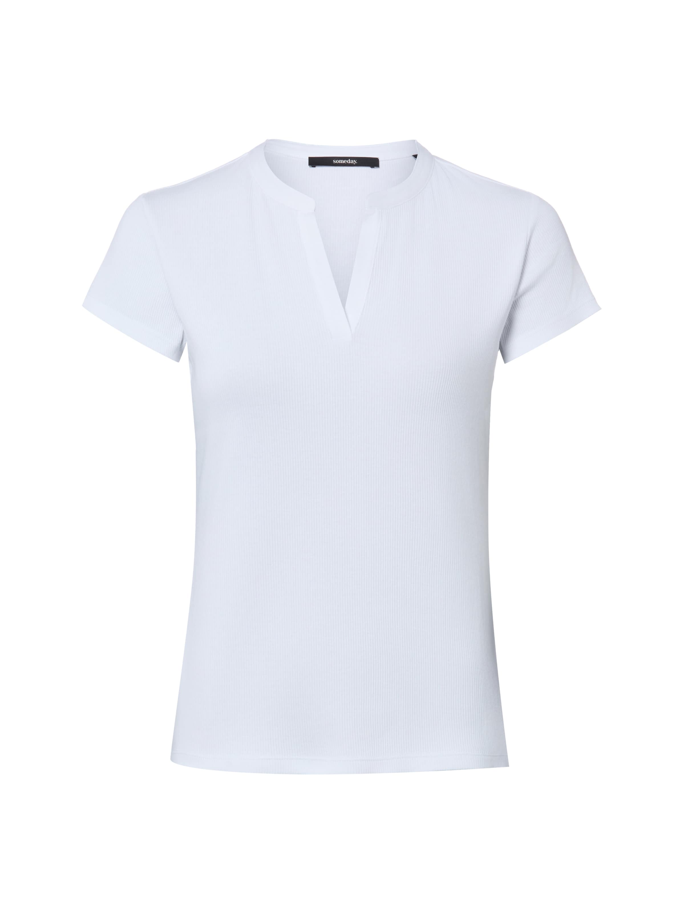 Someday Shirt ' Kleoh ' in Wit: voorkant