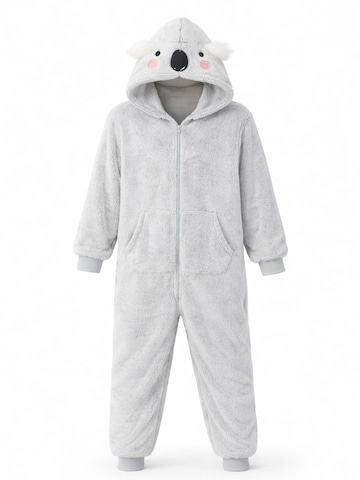 PANTONECLO Hausanzug 'Pantoneclo Men’s Overall'‌‌‌ in Grau: Vorderseite